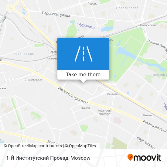 1-Й Институтский Проезд map