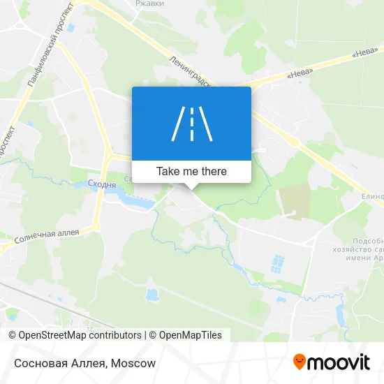 Сосновая Аллея map