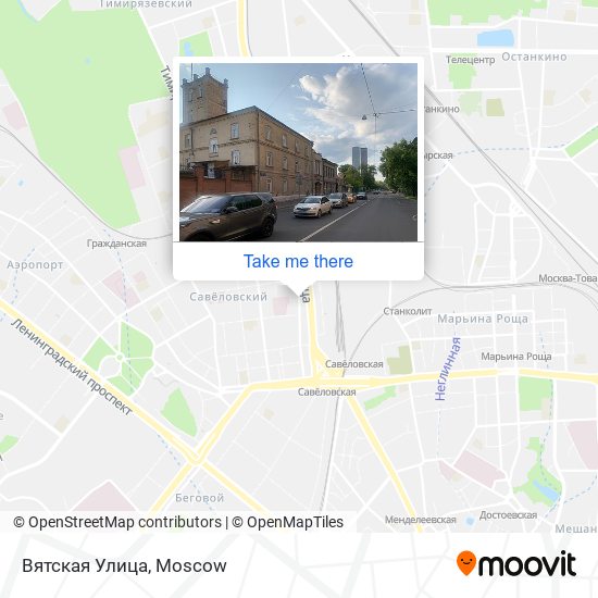 Вятская Улица map