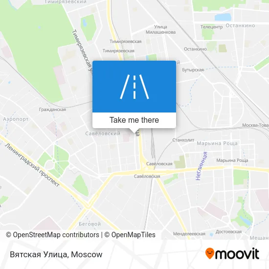 Вятская Улица map