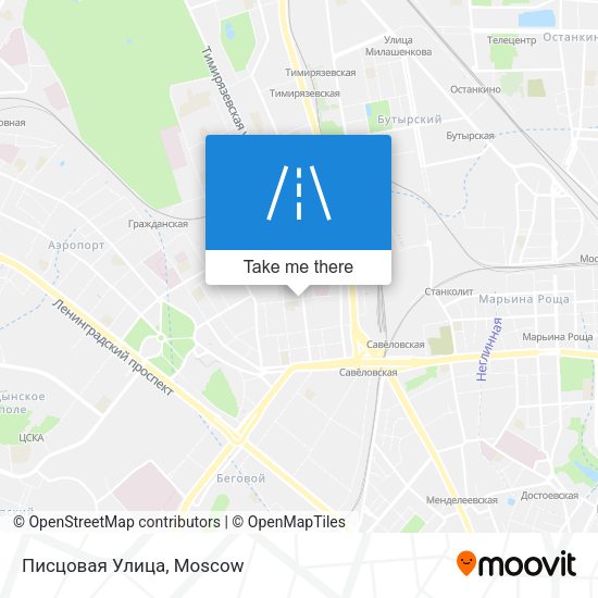 Писцовая Улица map