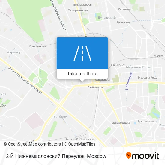 2-Й Нижнемасловский Переулок map