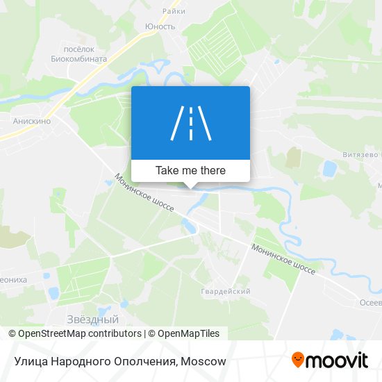 Улица Народного Ополчения map