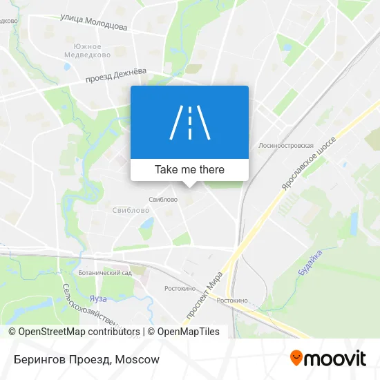 Берингов Проезд map