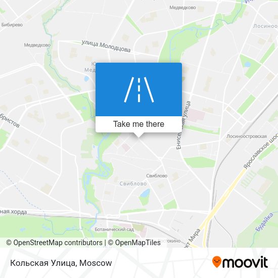 Кольская Улица map