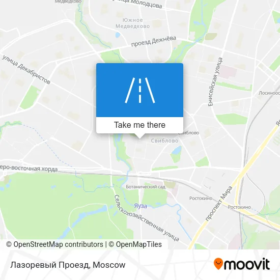 Лазоревый Проезд map