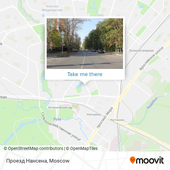 Проезд Нансена map