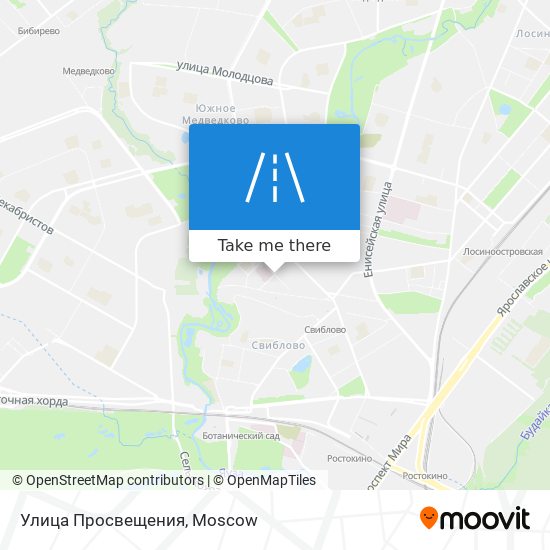 Улица Просвещения map