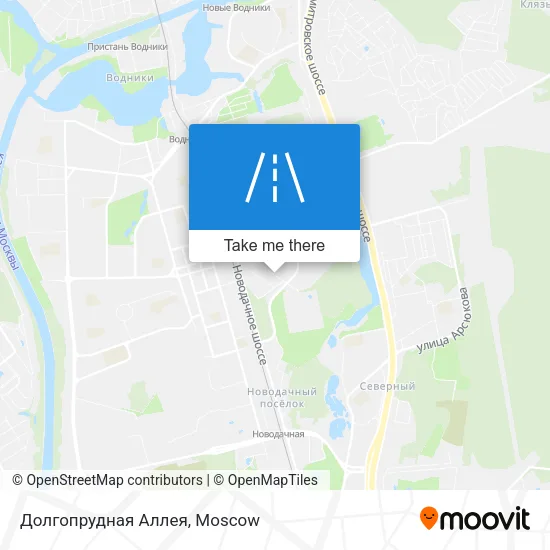 Долгопрудная Аллея map