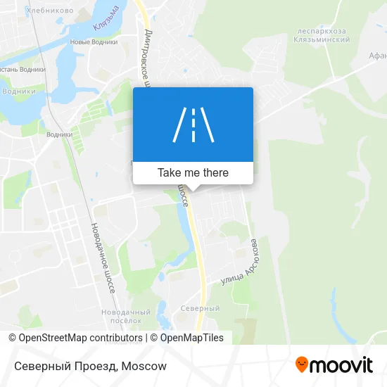 Северный Проезд map
