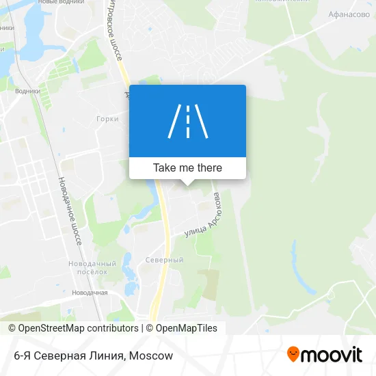 6-Я Северная Линия map