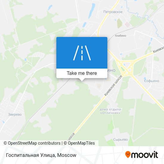 Госпитальная Улица map