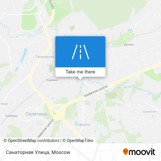 Санаторная Улица map