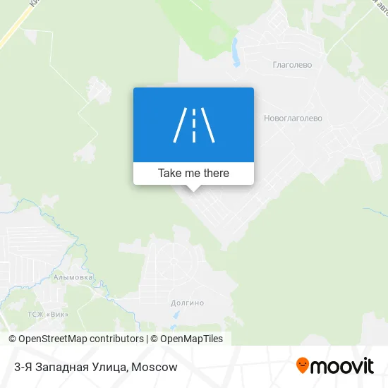 3-Я Западная Улица map