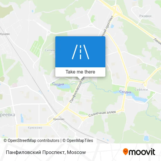 Панфиловский Проспект map