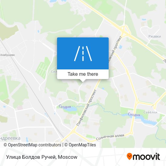 Улица Болдов Ручей map