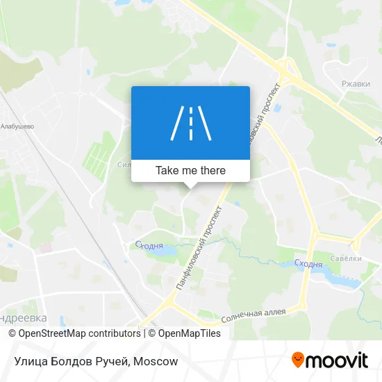 Улица Болдов Ручей map