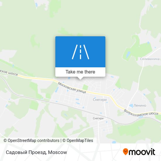 Садовый Проезд map