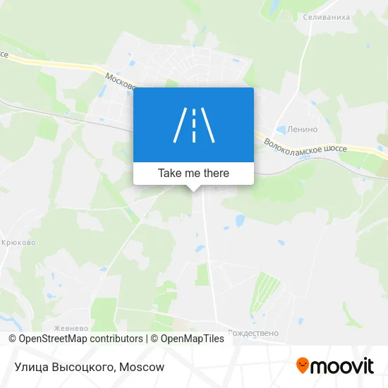 Улица Высоцкого map