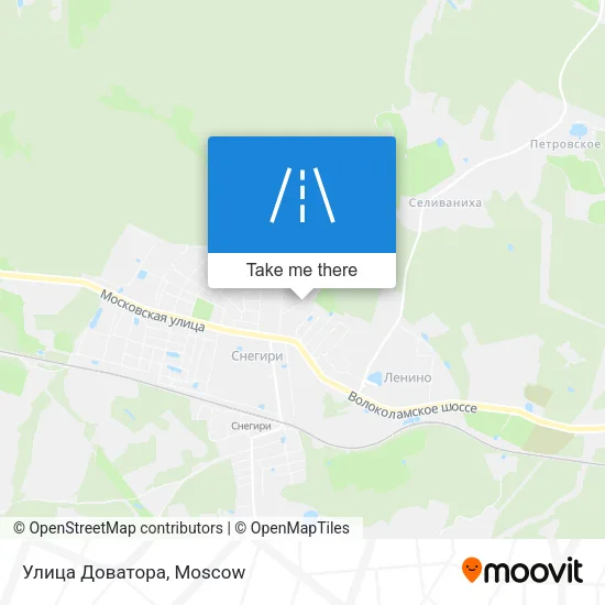Улица Доватора map