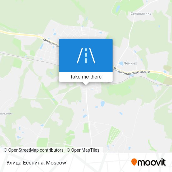 Улица Есенина map