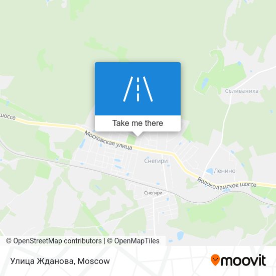 Улица Жданова map