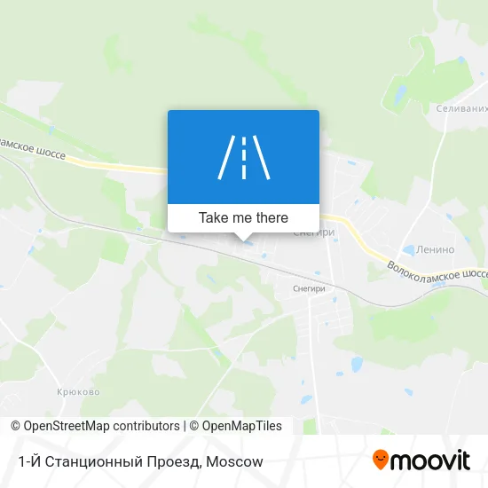 1-Й Станционный Проезд map