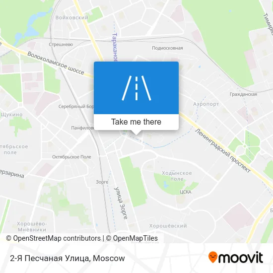 2-Я Песчаная Улица map