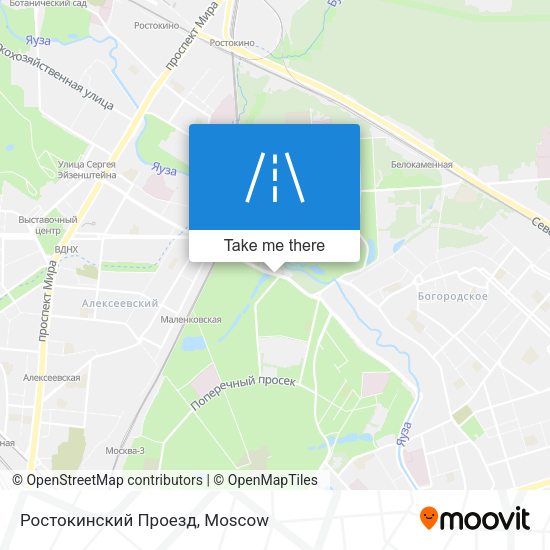 Ростокинский Проезд map