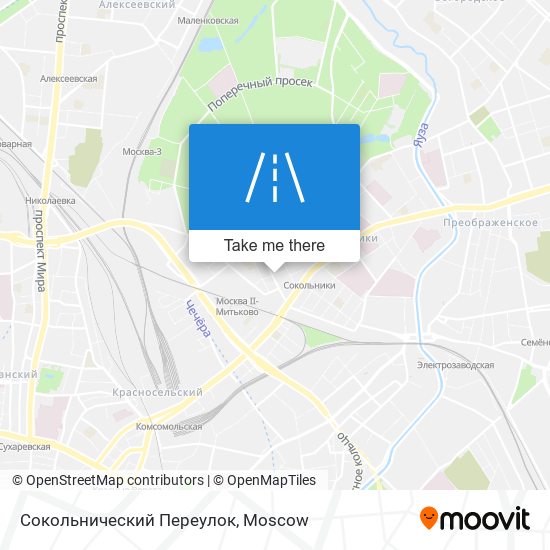 Сокольнический Переулок map