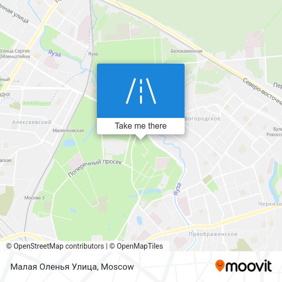 Малая Оленья Улица map