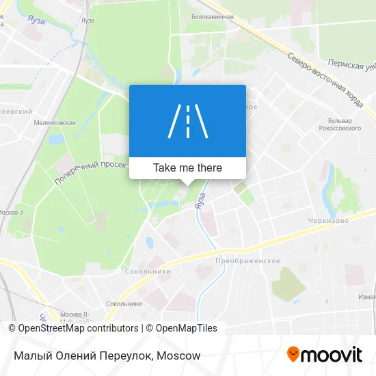 Малый Олений Переулок map