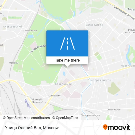Улица Олений Вал map