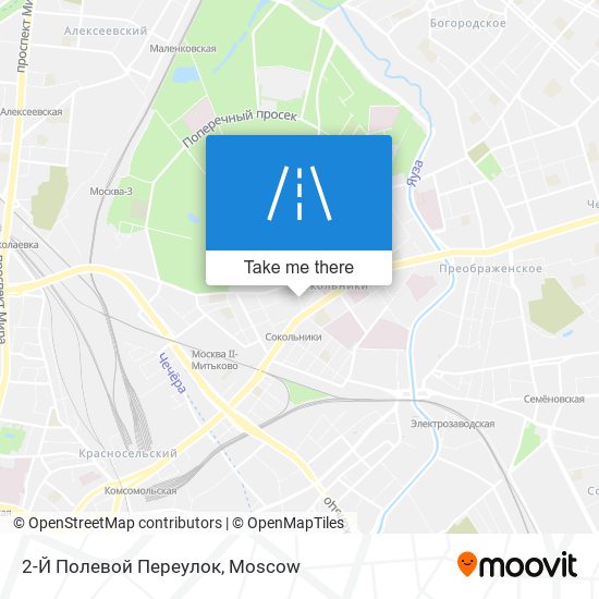 2-Й Полевой Переулок map