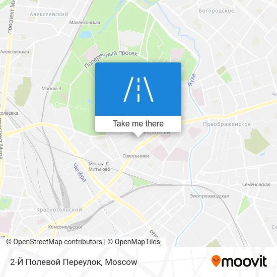 2-Й Полевой Переулок map