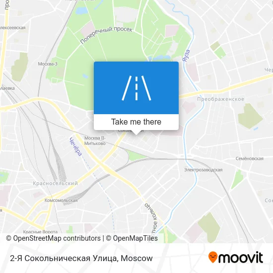 2-Я Сокольническая Улица map