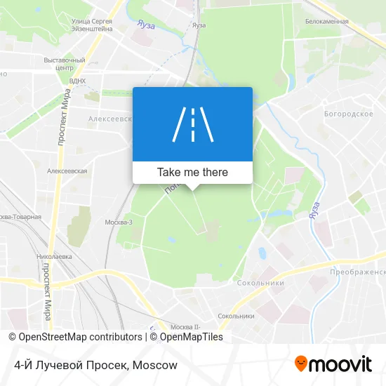 4-Й Лучевой Просек map