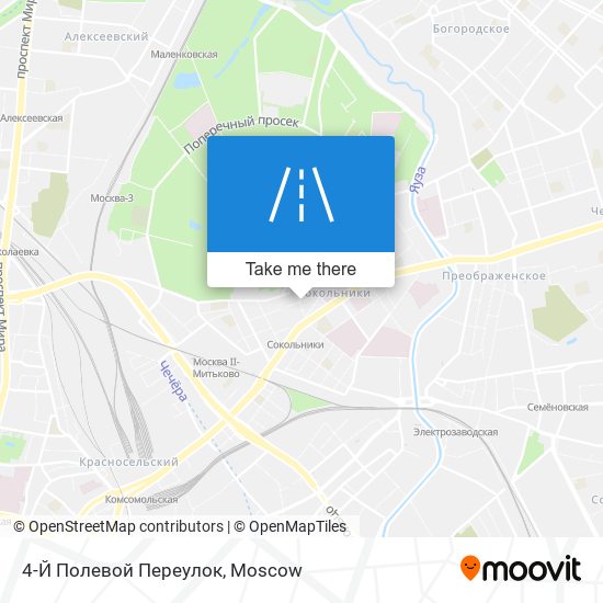 4-Й Полевой Переулок map