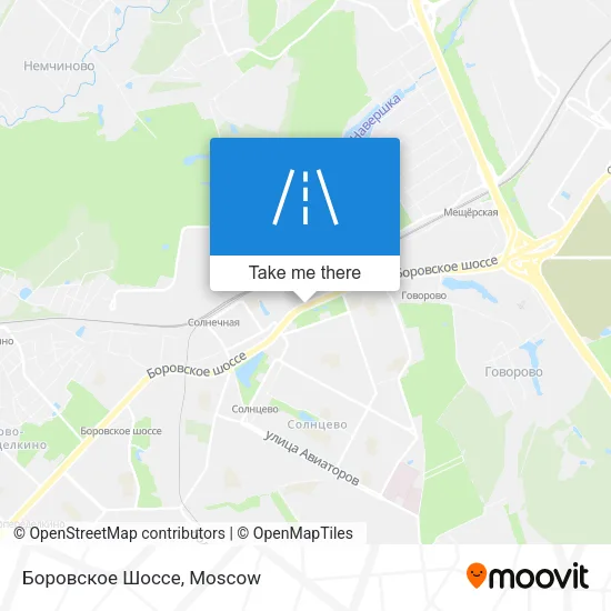 Боровское Шоссе map