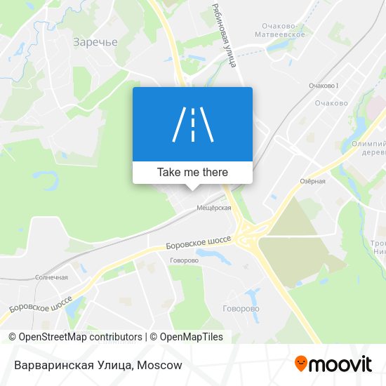 Варваринская Улица map