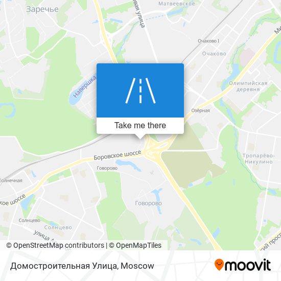 Домостроительная Улица map