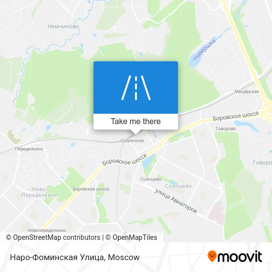 Наро-Фоминская Улица map