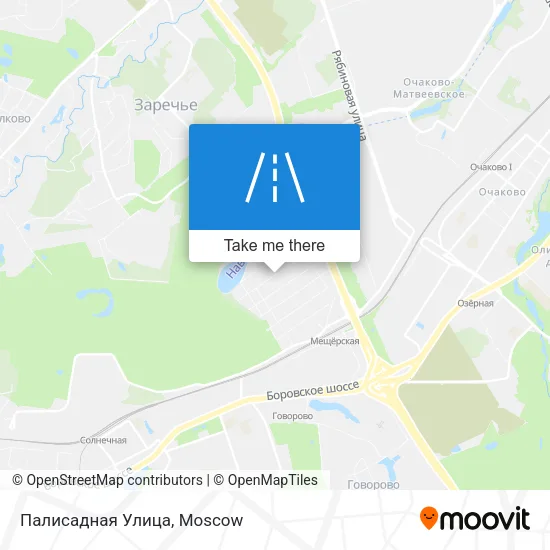 Палисадная Улица map