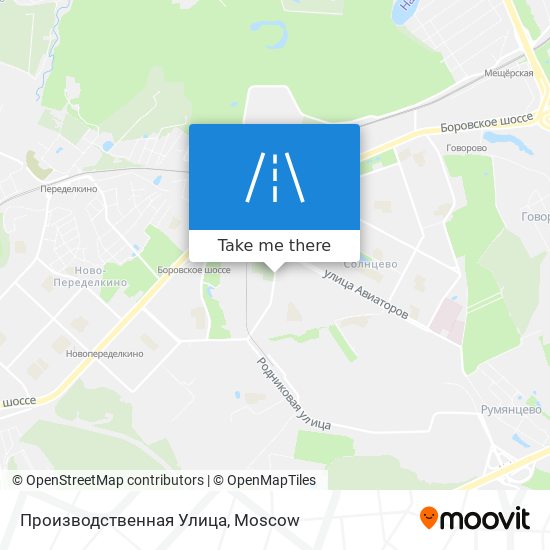 Производственная Улица map