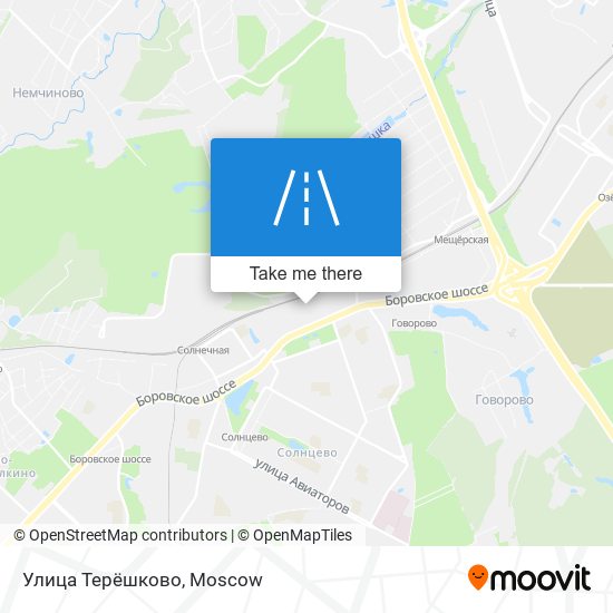 Улица Терёшково map