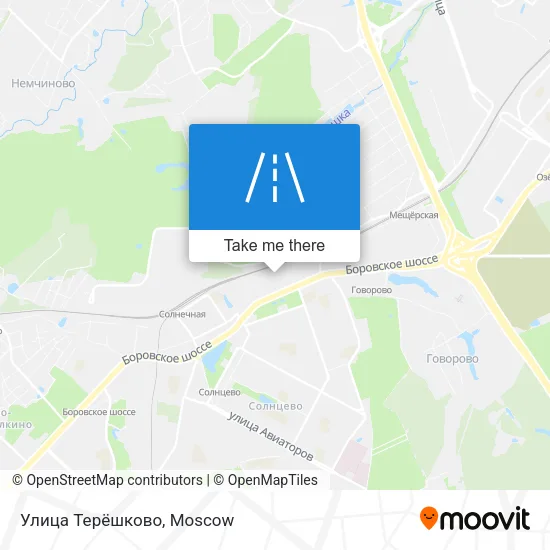 Улица Терёшково map