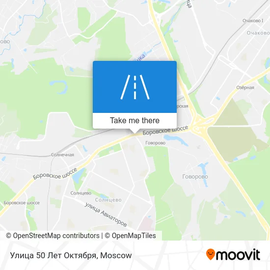 Улица 50 Лет Октября map