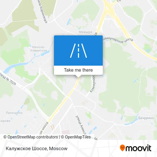 Калужское Шоссе map