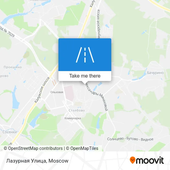 Лазурная Улица map