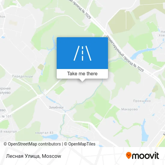 Лесная Улица map